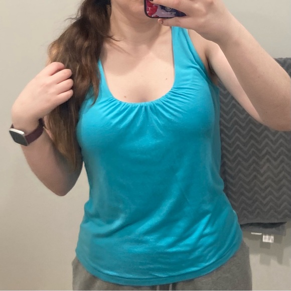 Banana Republic blue sleeveless top - Picture 5 of 5